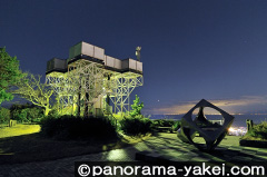 写真： 「香貫山 芝住展望台」の様子