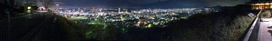 諏訪山展望台（諏訪山公園ビーナステラス）からのパノラマ夜景写真
