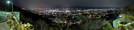 ビーナスブリッジ(再度山ドライブウェイ)のパノラマ夜景