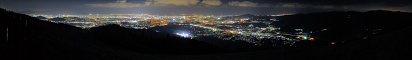 米の山展望台(米ノ山)のパノラマ夜景